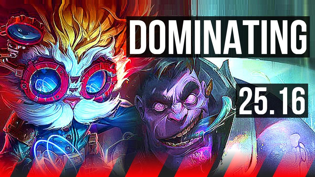 HEIMERDINGER vs DR. MUNDO (TOP) | 8 Abates Solo, 55k Dano, Dominando | EUW Diamante | 25.16