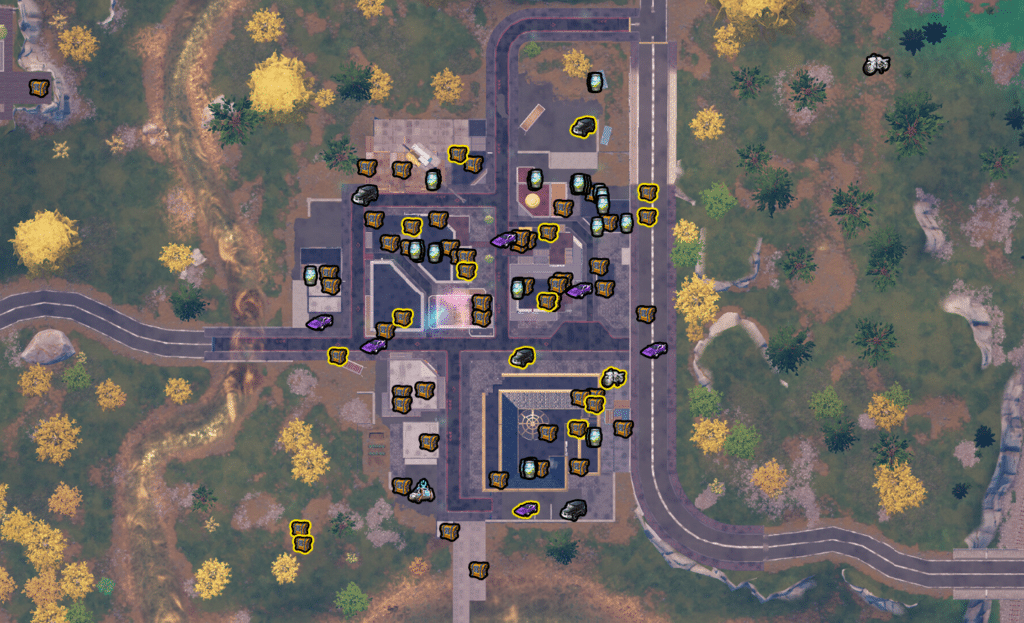 Mapa do Fortnite Capítulo 6: Temporada 2 | Cidade do Crime