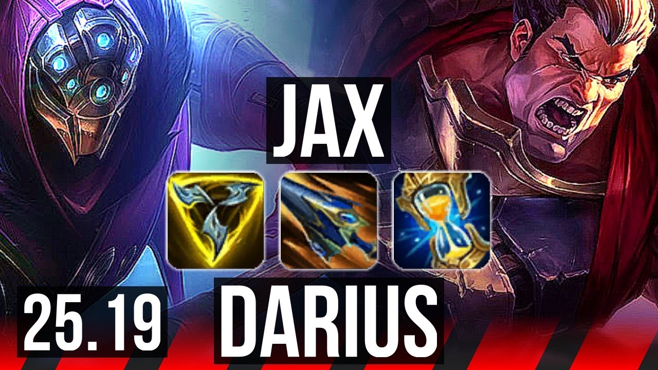 JAX vs DARIUS (TOP) | 500+ Jogos | EUW Mestre | 25.19