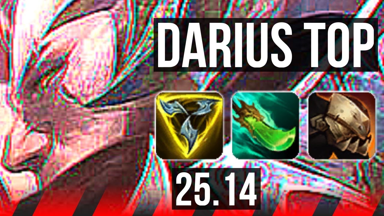 DARIUS vs YORICK (TOP) | 1800+ Jogos | KR Mestre | 25.14