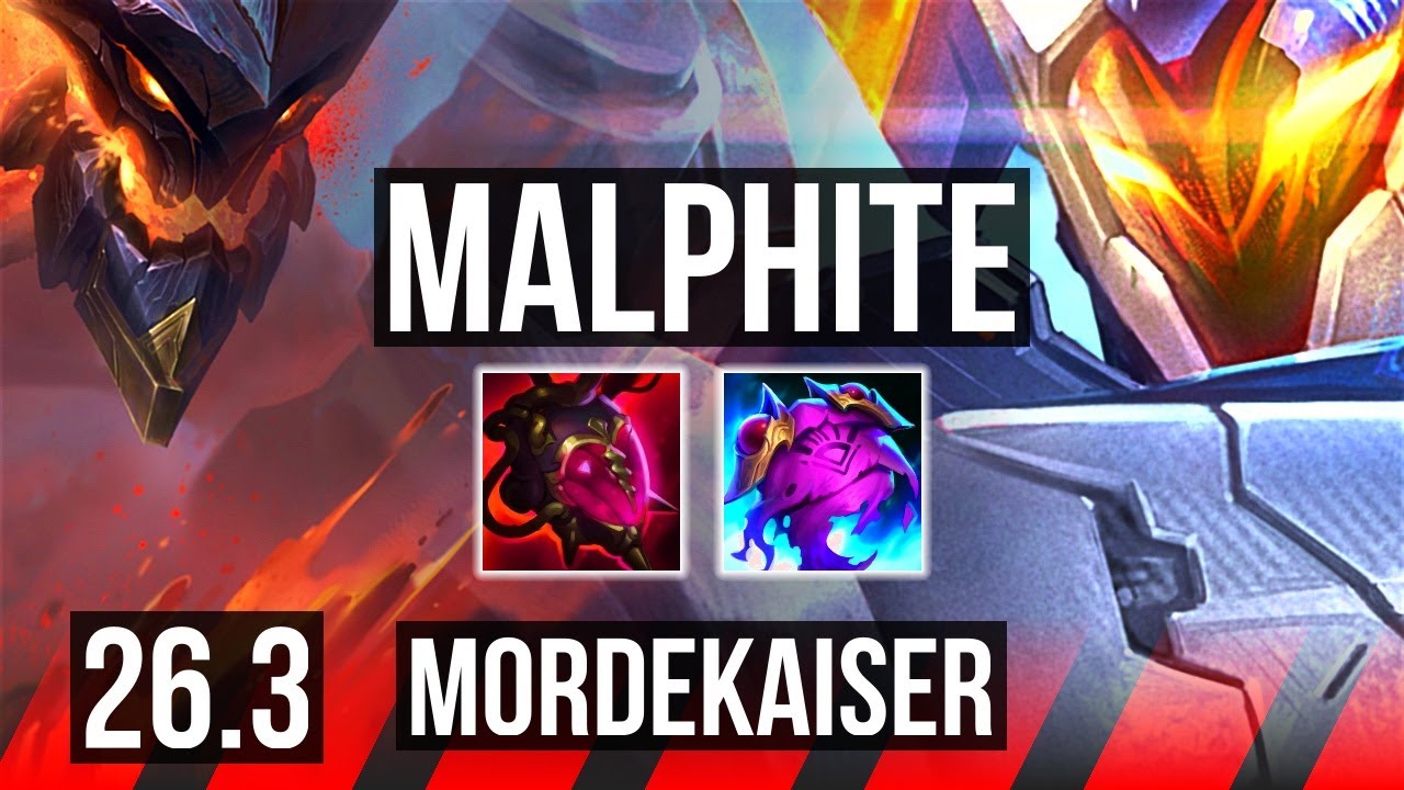 MALPHITE vs MORDEKAISER (TOP) | Perfect KDA: 6/0/6 | EUW Mestre | 26.3