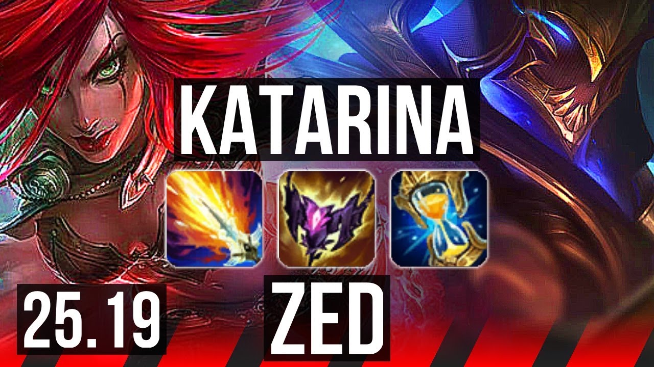 KATARINA vs ZED (TOP) | 11k Retorno, Dominando | EUNE Mestre | 25.19