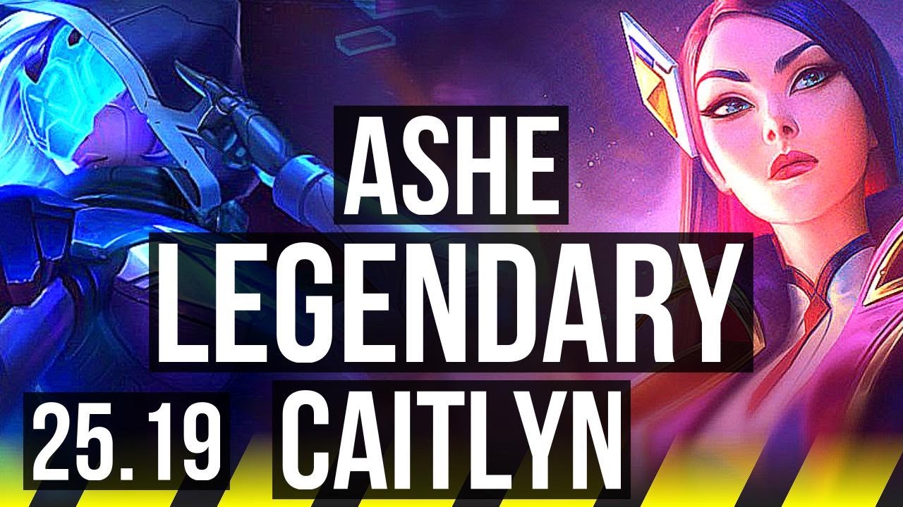 ASHE & Maokai vs CAITLYN & Blitzcrank (ADC) | 43k Dano, 18/4/14, Lendário | KR Mestre | 25.19