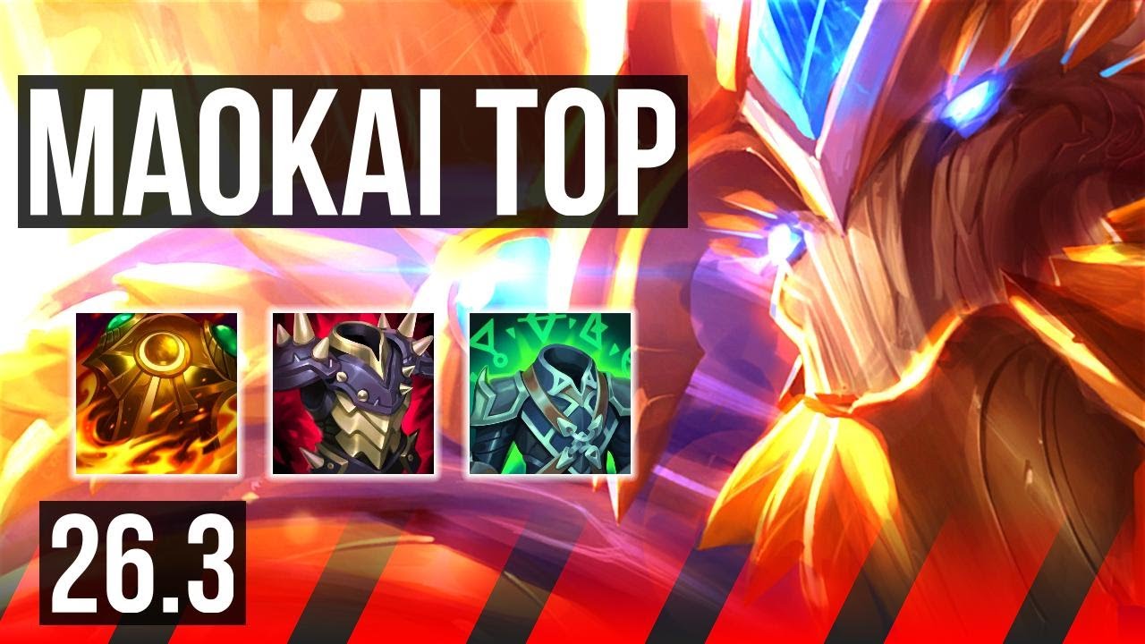 MAOKAI vs GAREN (TOP) | 36K Dano | BR Grão-Mestre | 26.3
