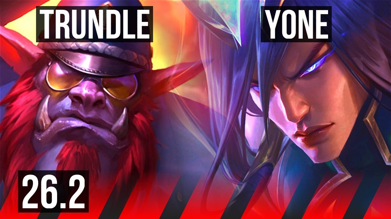 TRUNDLE vs YONE (TOP) | EUW Mestre | 26.2