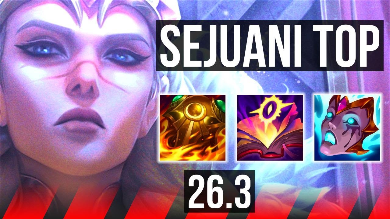 SEJUANI vs NASUS (TOP) | Perfect KDA: 13/0/5 | NA Mestre | 26.3