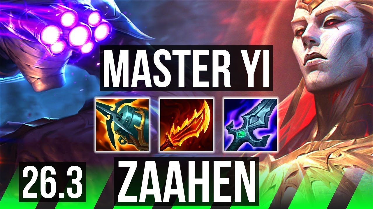Mestre YI vs ZAAHEN (JGL) | EUW Mestre | 26.3
