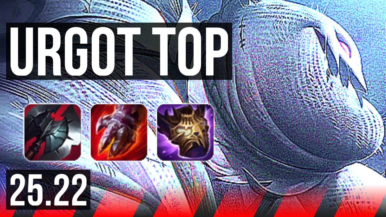 URGOT vs NASUS (TOP) | 13/2/7, Lendário, 600+ Jogos | NA Mestre | 25.22