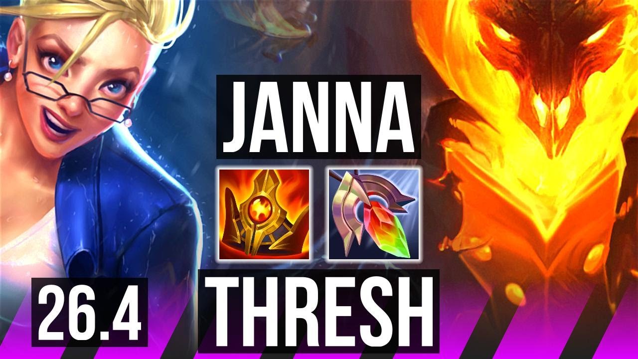 JANNA & Yunara vs THRESH & Kai’Sa (SUP) | KR Mestre | 26.4
