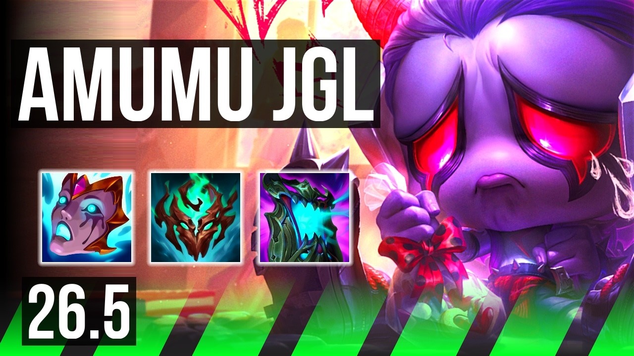 AMUMU vs MALPHITE (JGL) | Good KDA: 15/1/12 | EUW Diamante | 26.5
