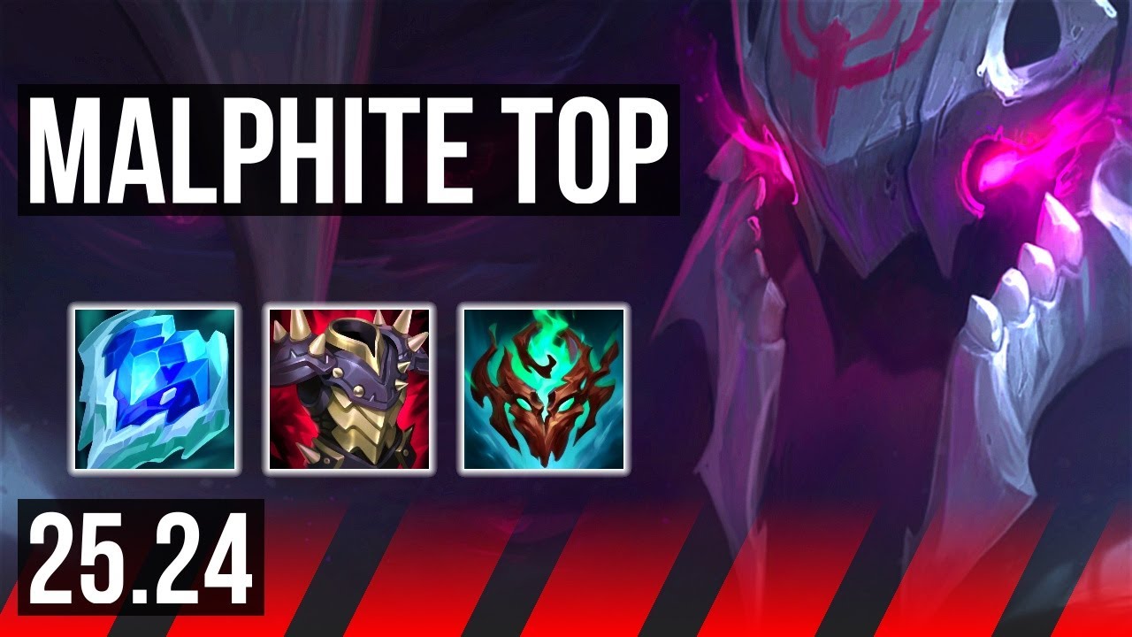 MALPHITE vs TRYNDAMERE (TOP) | 53K Dano, Good KDA: 14/2/10 | KR&hellip;