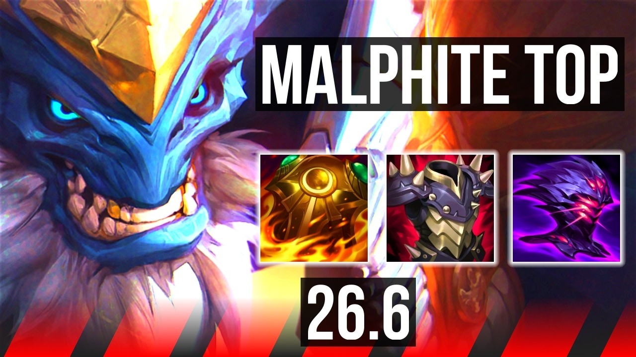 MALPHITE vs RENEKTON (TOP) | Perfect KDA: 11/0/6 | KR Mestre | 26.6