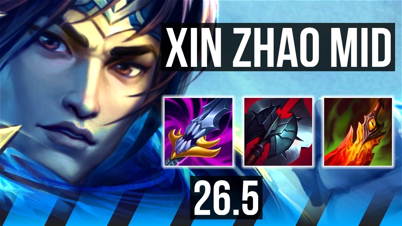 XIN ZHAO vs AKALI (MID) | Perfect KDA: 16/0/6, 37K Dano | KR Mestre |&hellip;