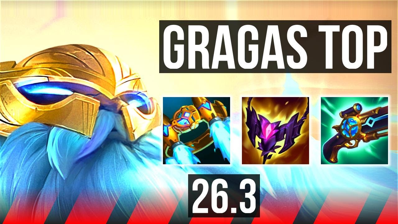 GRAGAS vs VOLIBEAR (TOP) | 38K Dano | EUW Diamante | 26.3