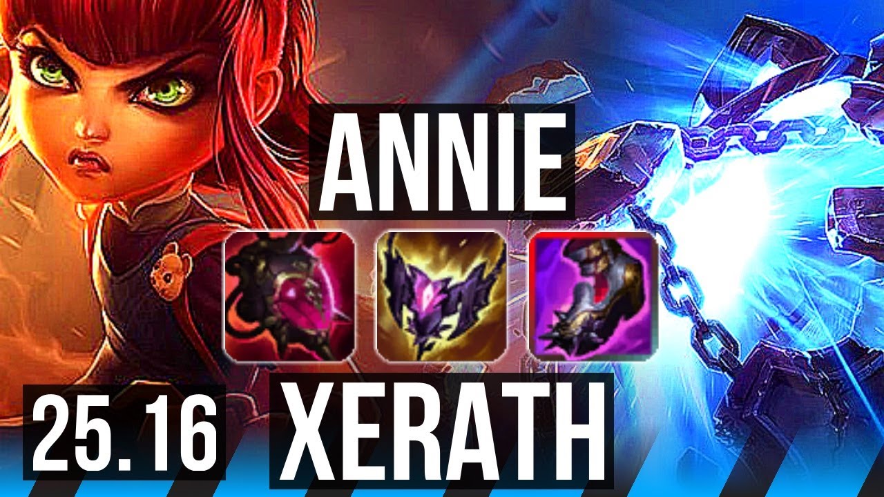ANNIE vs XERATH (MID) | EUW Diamante | 25.16