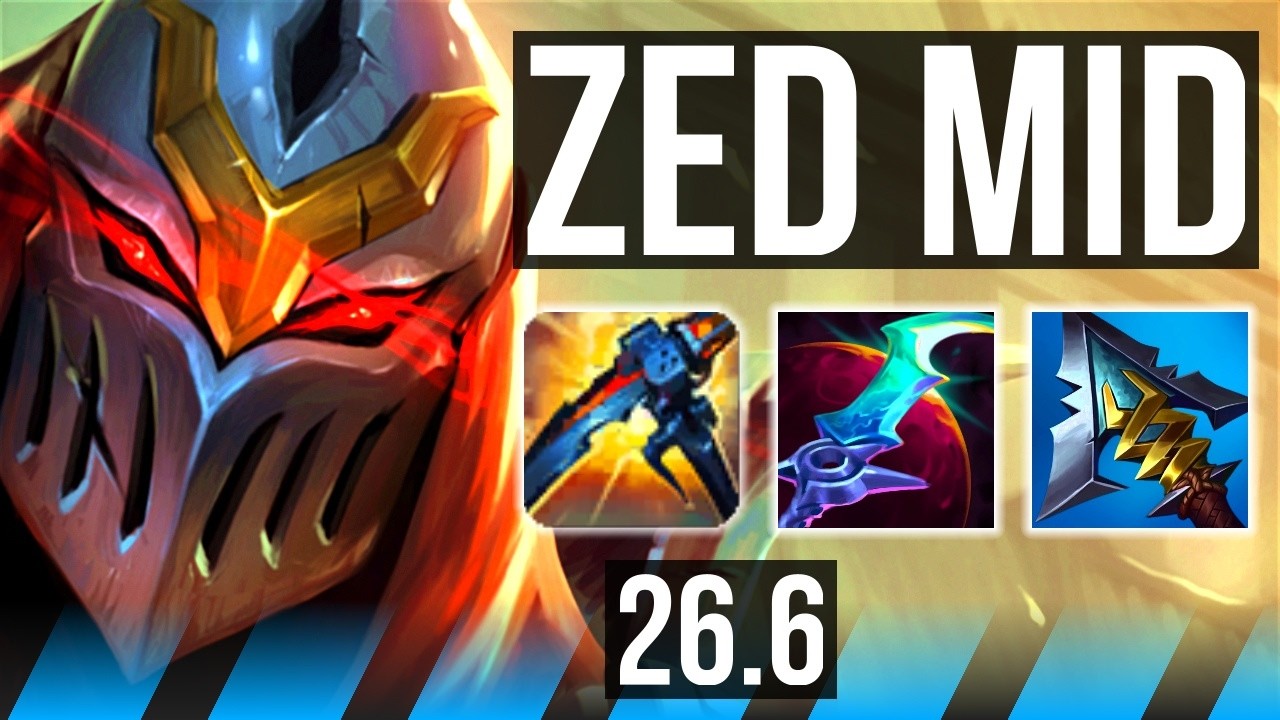 ZED vs MALPHITE (MID) | KR Mestre | 26.6