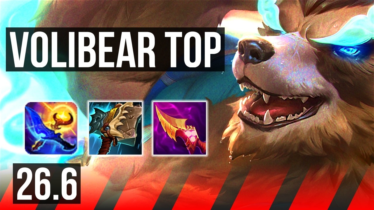 VOLIBEAR vs ZAAHEN (TOP) | Good KDA: 11/1/0 | EUW Mestre | 26.6