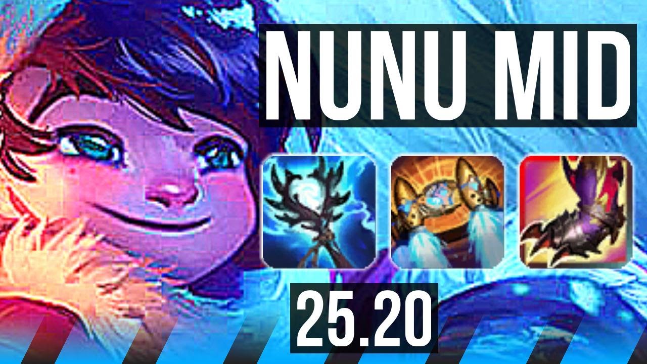 NUNU & WILLUMP vs VEIGAR (MID) | Rank 4 Nunu, Lendário | VN Desafiante | 25.20
