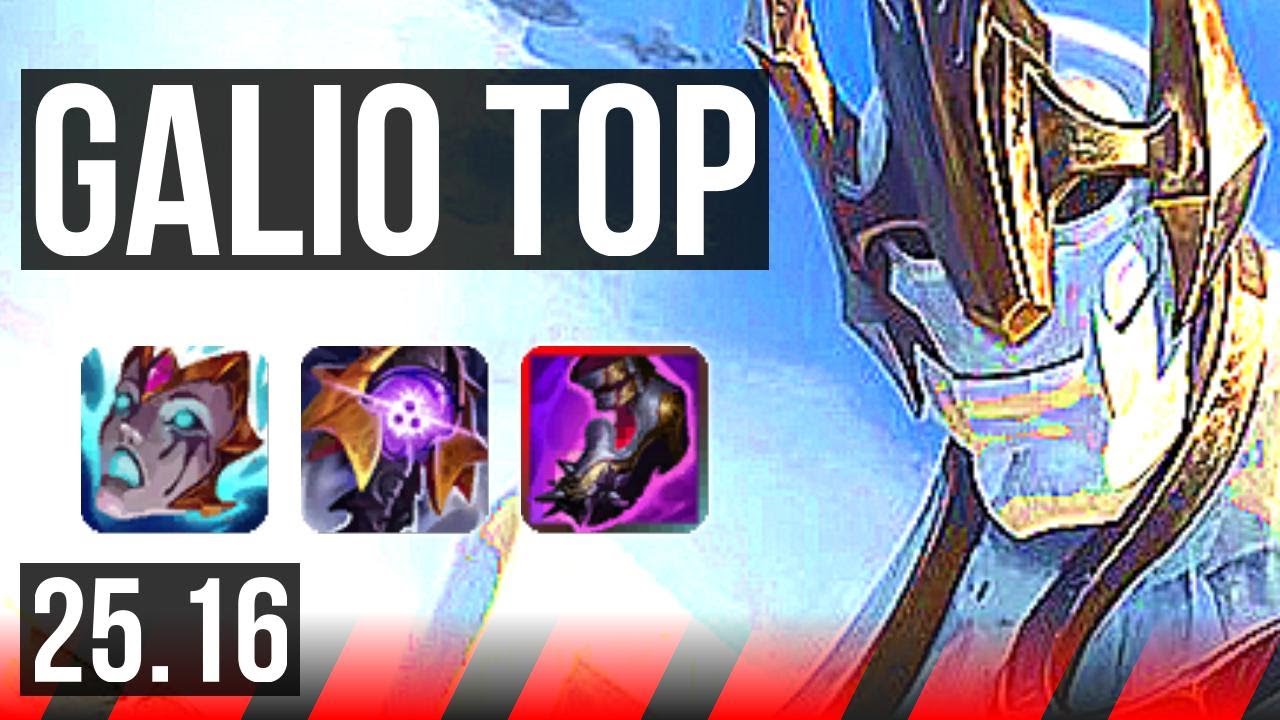 GALIO vs DR. MUNDO (TOP) | 6/2/9 | KR Mestre | 25.16
