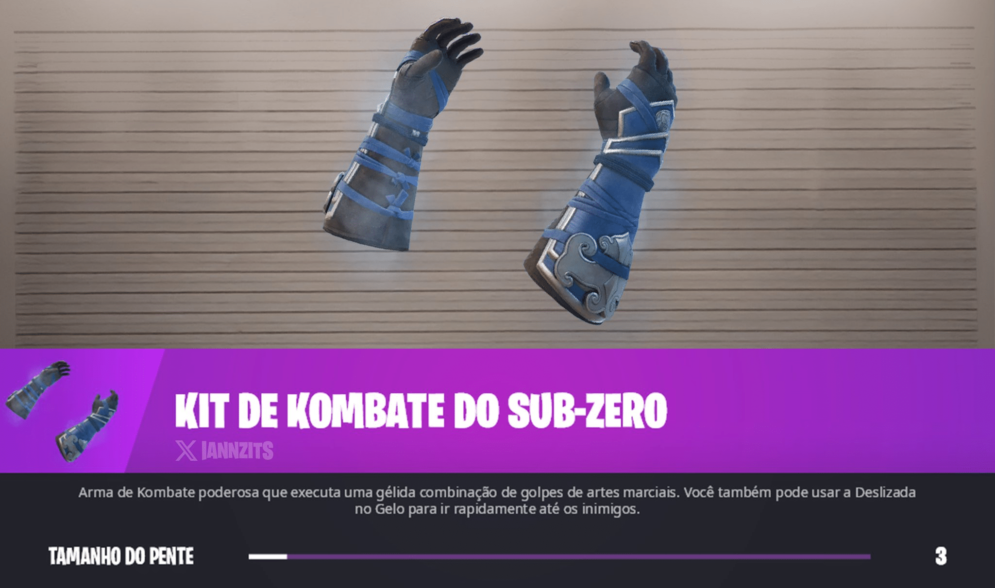 Kit de Kombate do Sub-Zero Captulo 6 Temporada 2 Fora da Lei