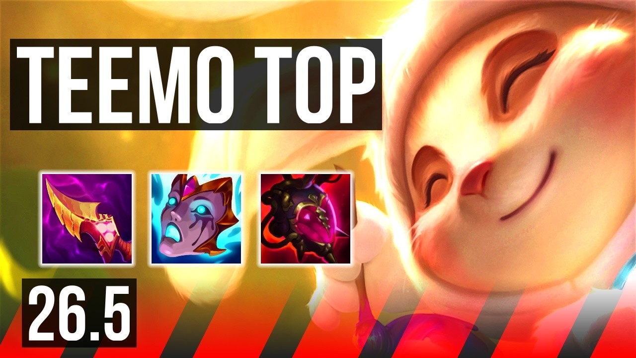 TEEMO vs ZAAHEN (TOP) | KR Grão-Mestre | 26.5