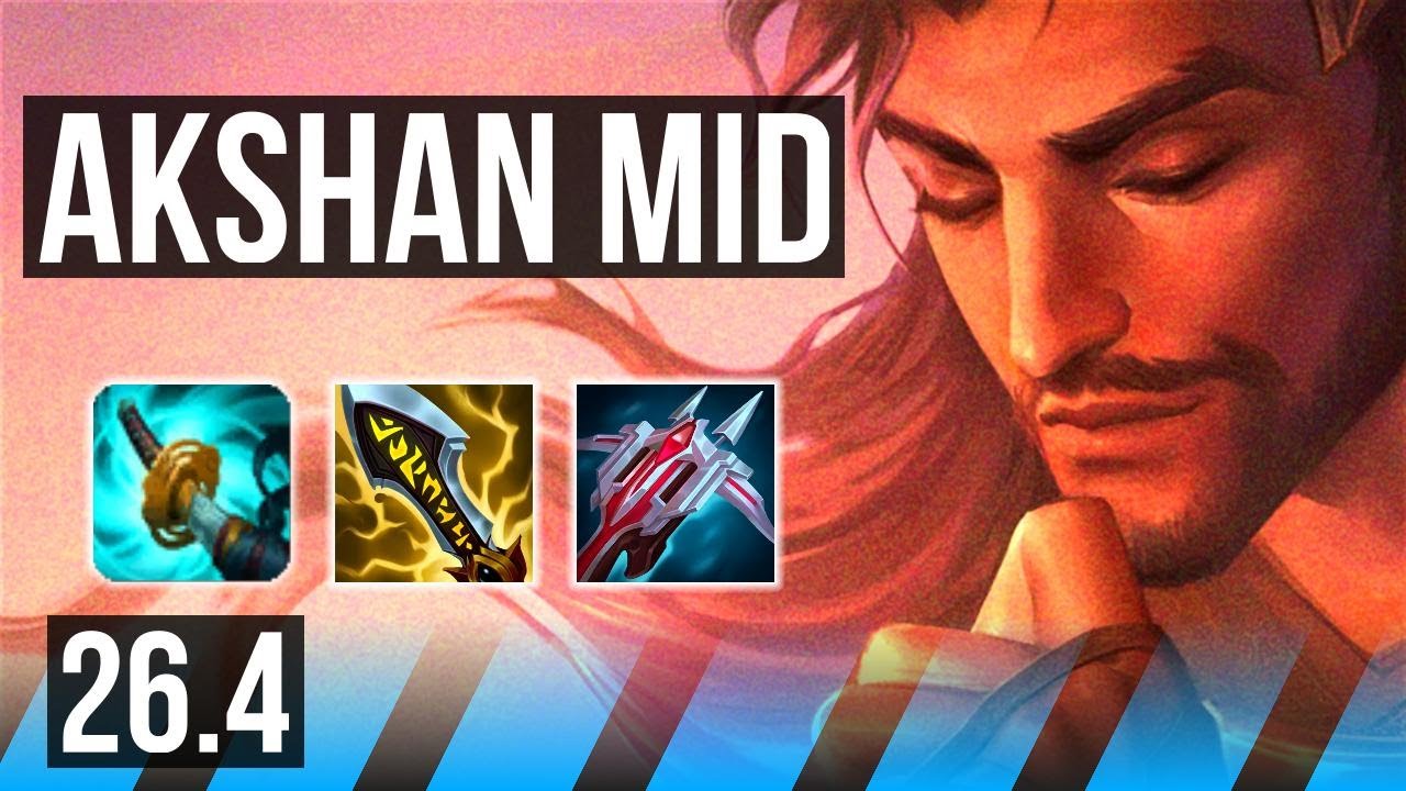 AKSHAN vs AHRI (MID) | 76K Dano | EUW Mestre | 26.4
