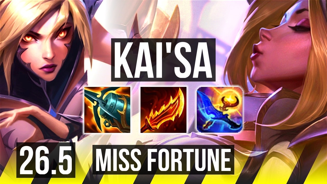 KAI’SA & Braum vs MISS FORTUNE & Galio (ADC) | Good KDA: 17/2/4 | KR&hellip;