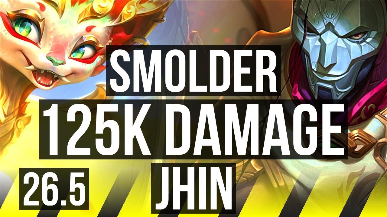SMOLDER & Ezreal vs JHIN & Fiddlesticks (ADC) | 125K Dano, 7k gold Retorno |&hellip;