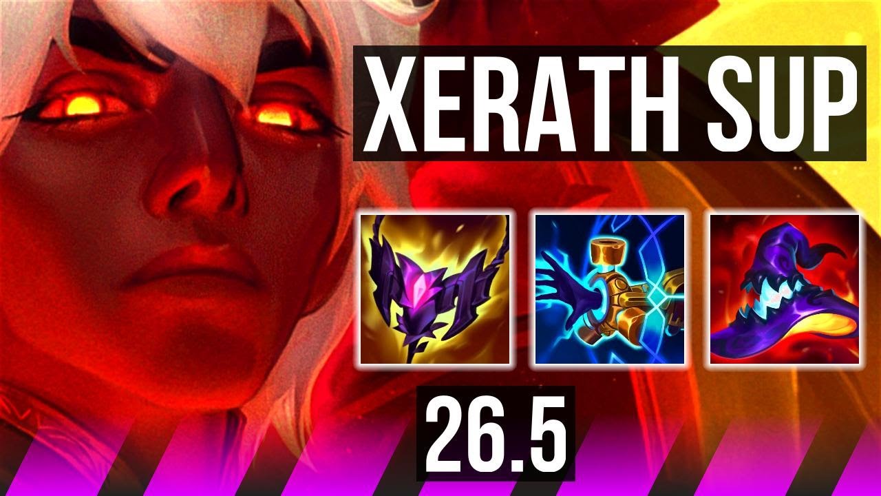 XERATH & Jhin vs BLITZCRANK & Zeri (SUP) | KR Grão-Mestre | 26.5