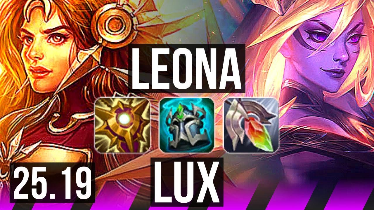 LEONA & Tristana vs LUX & Jinx (SUP) | EUW Diamante | 25.19