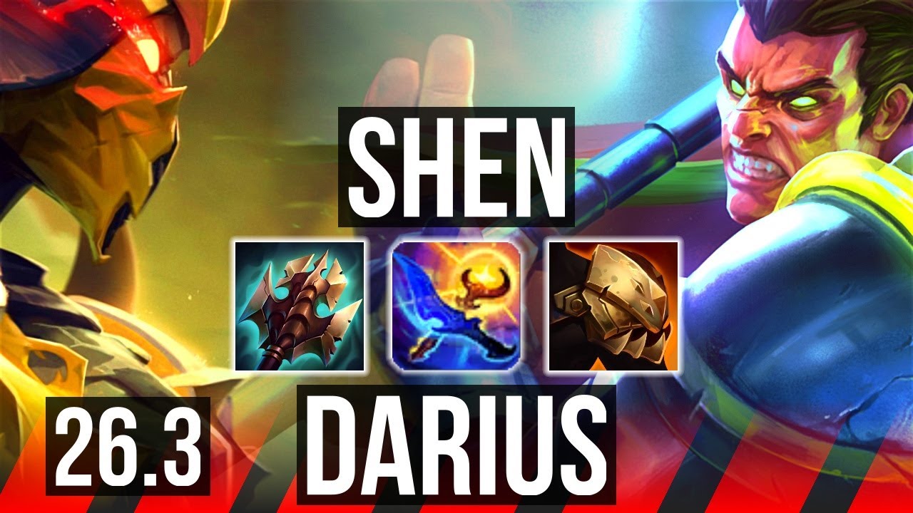 SHEN vs DARIUS (TOP) | EUNE Mestre | 26.3