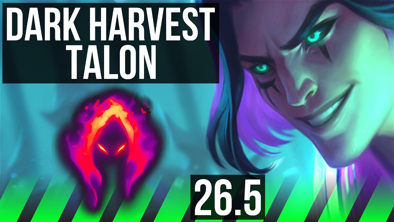 TALON vs Mestre YI (JGL) | Dark Harvest | EUNE Desafiante | 26.5