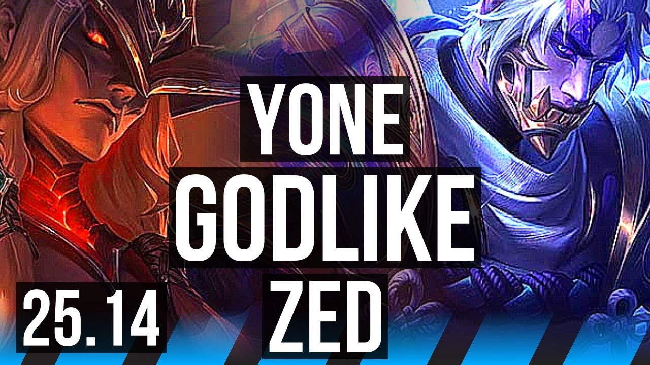 YONE vs ZED (MID) | 71k Dano, 7 Abates Solo, Invencível, 26/5/3, 600+ Jogos | NA Mestre | 25.14