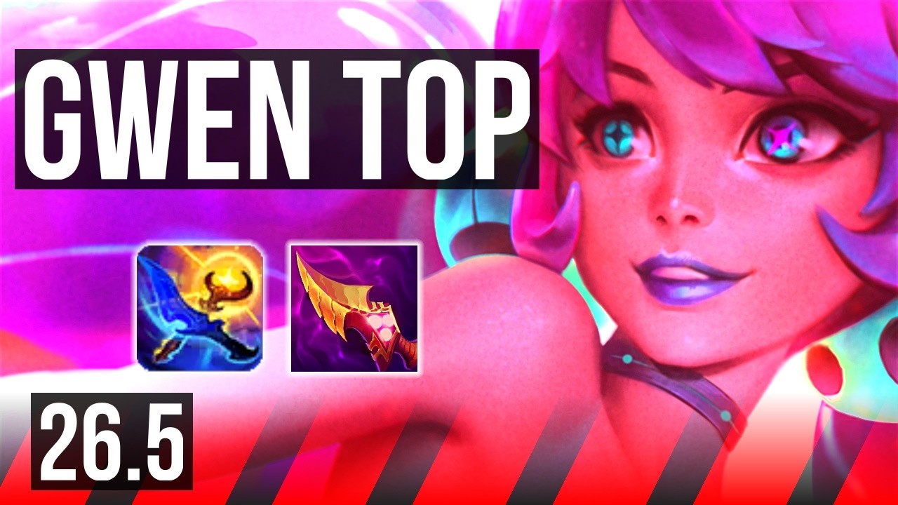 GWEN vs ZAAHEN (TOP) | Good KDA: 7/1/5 | EUW Grão-Mestre | 26.5