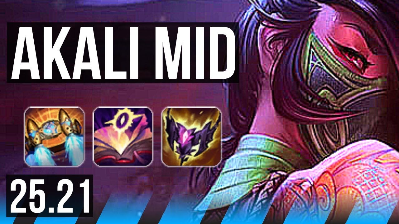 AKALI vs AURORA (MID) | 62k Dano, 26/2/1, Lendário, 8 Abates Solo | EUW Mestre | 25.21