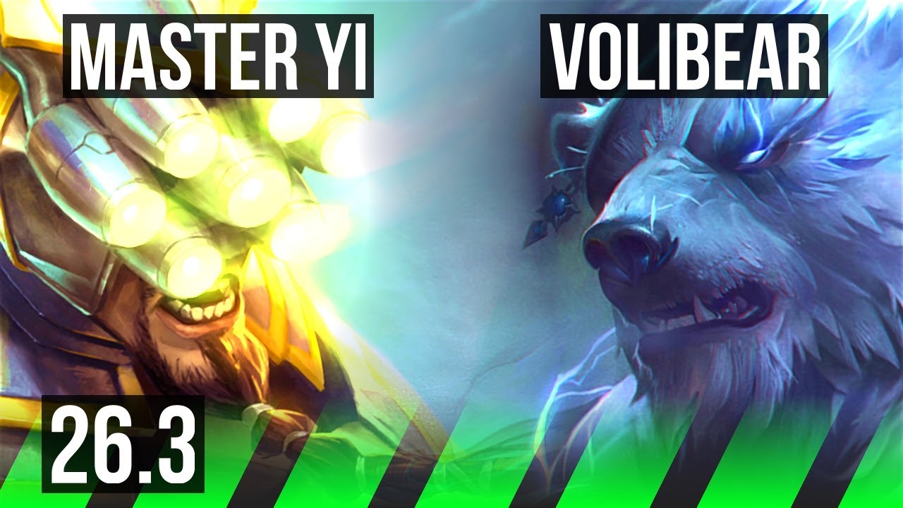 Mestre YI vs VOLIBEAR (JGL) | NA Grão-Mestre | 26.3