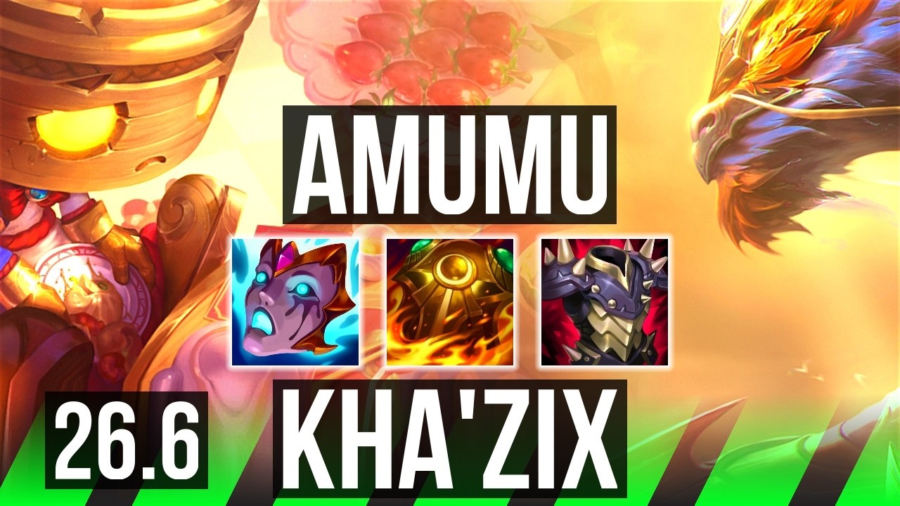 AMUMU vs KHA’ZIX (JGL) | EUW Desafiante | 26.6