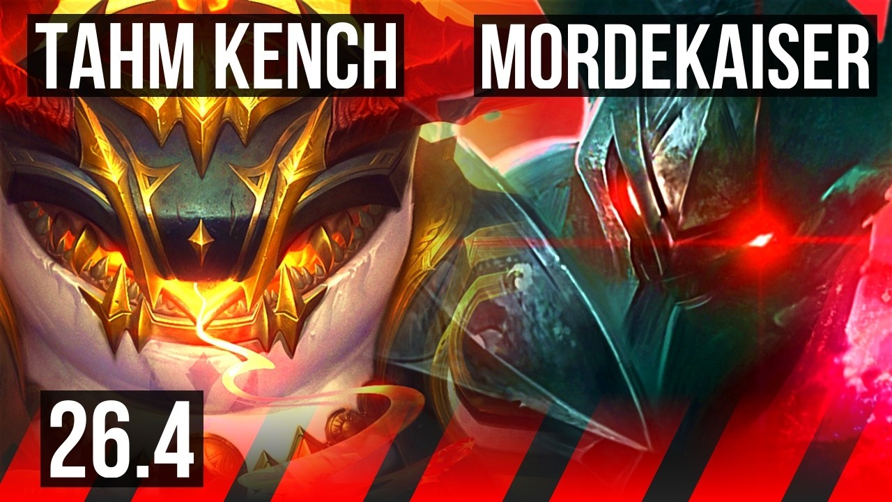 TAHM KENCH vs MORDEKAISER (TOP) | EUW Mestre | 26.4