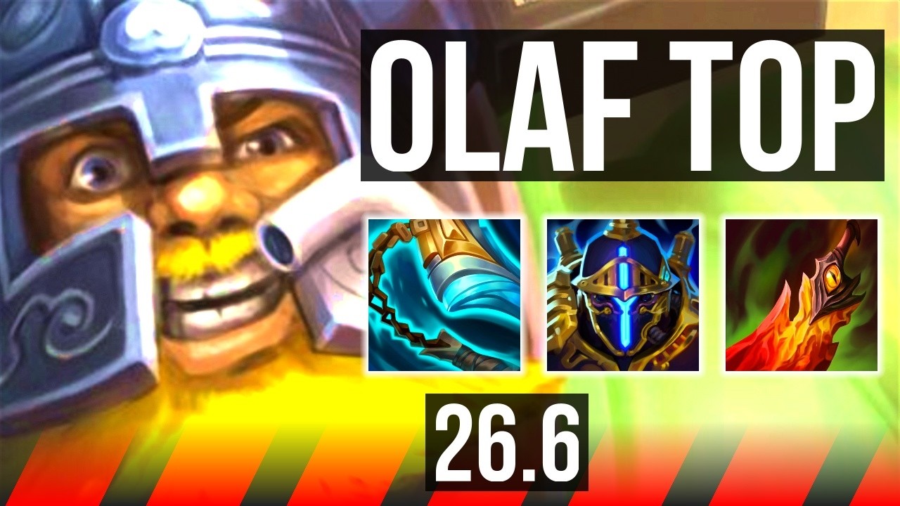 OLAF vs RENEKTON (TOP) | Good KDA: 17/1/8 | KR Diamante | 26.6