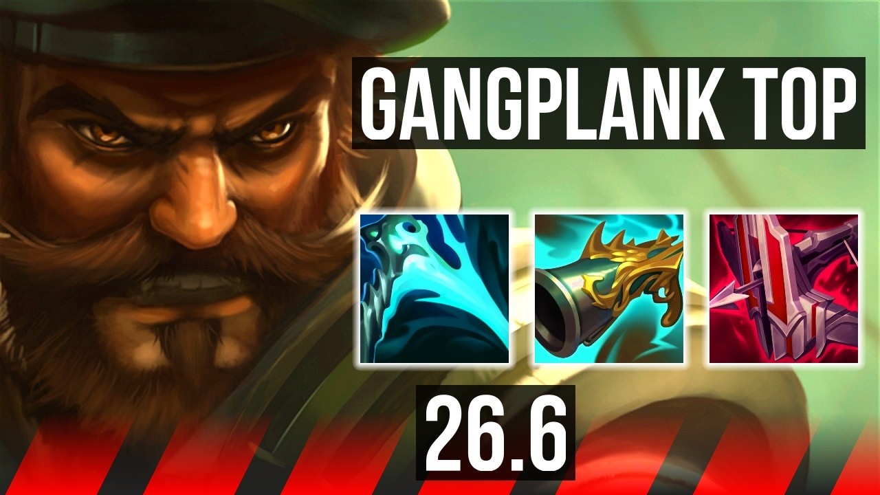 GANGPLANK vs IRELIA (TOP) | KR Mestre | 26.6