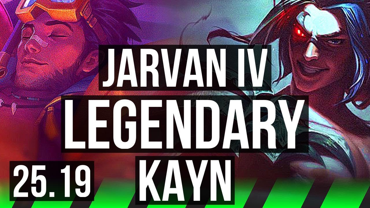 JARVAN IV vs KAYN (JGL) | Lendário | EUW Mestre | 25.19