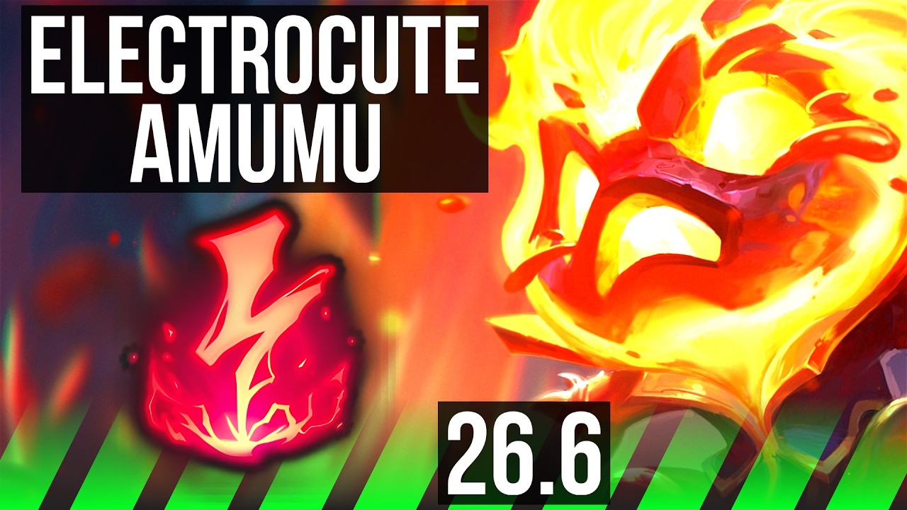 AMUMU vs DIANA (JGL) | Electrocute | KR Mestre | 26.6