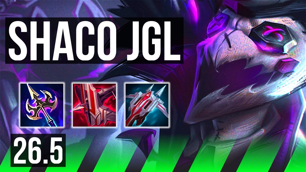 SHACO vs KHA’ZIX (JGL) | 52K Dano | EUW Mestre | 26.5