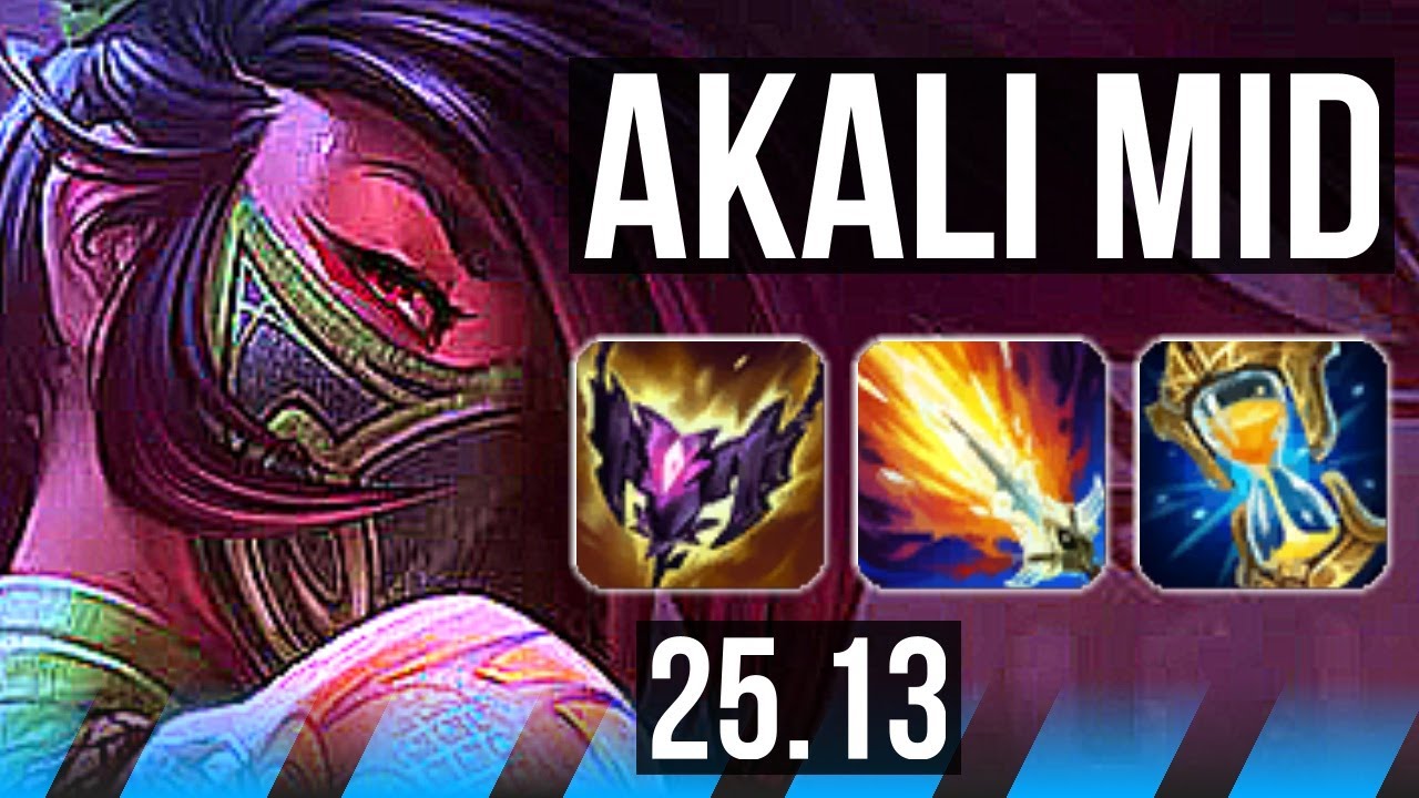 AKALI vs EKKO (MID) | 5k comeback, 57k DMG, 7 solo kills, 23/3/11, Legendary | EUW Master | 25.13