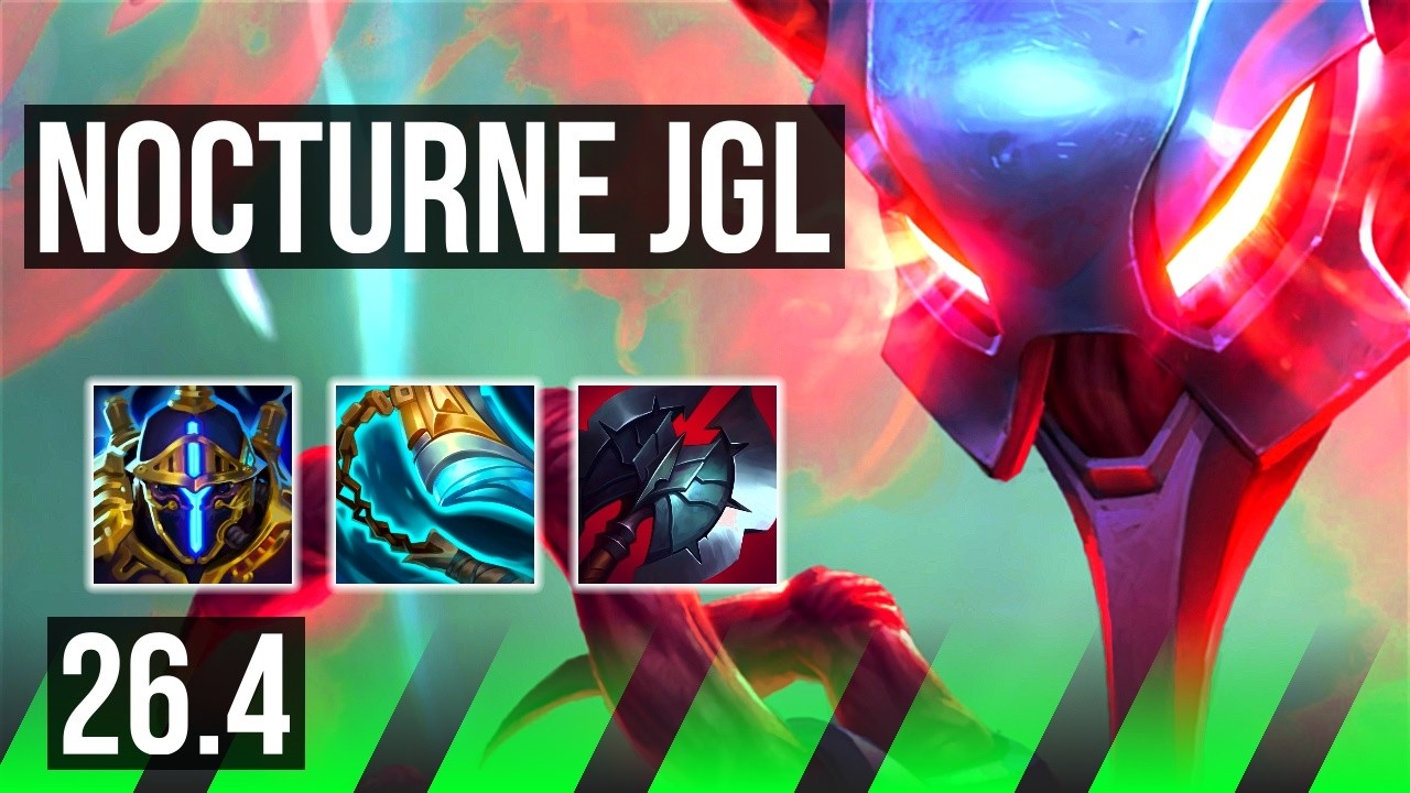 NOCTURNE vs DR. MUNDO (JGL) | 43K Dano | EUW Mestre | 26.4