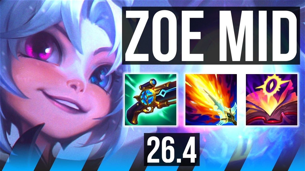 ZOE vs RENEKTON (MID) | KR Mestre | 26.4