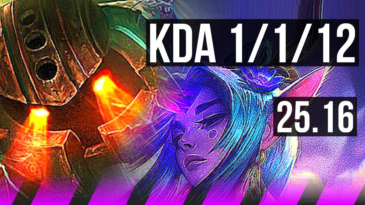 NAUTILUS & Lucian vs SORAKA & Yunara (SUP) | 1/1/12 | KR Mestre | 25.16