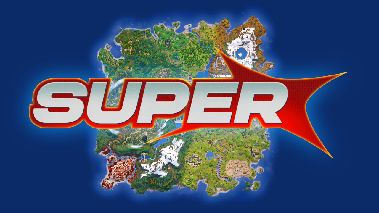 Mapa do Fortnite Capítulo 6 Temporada 3 SUPER