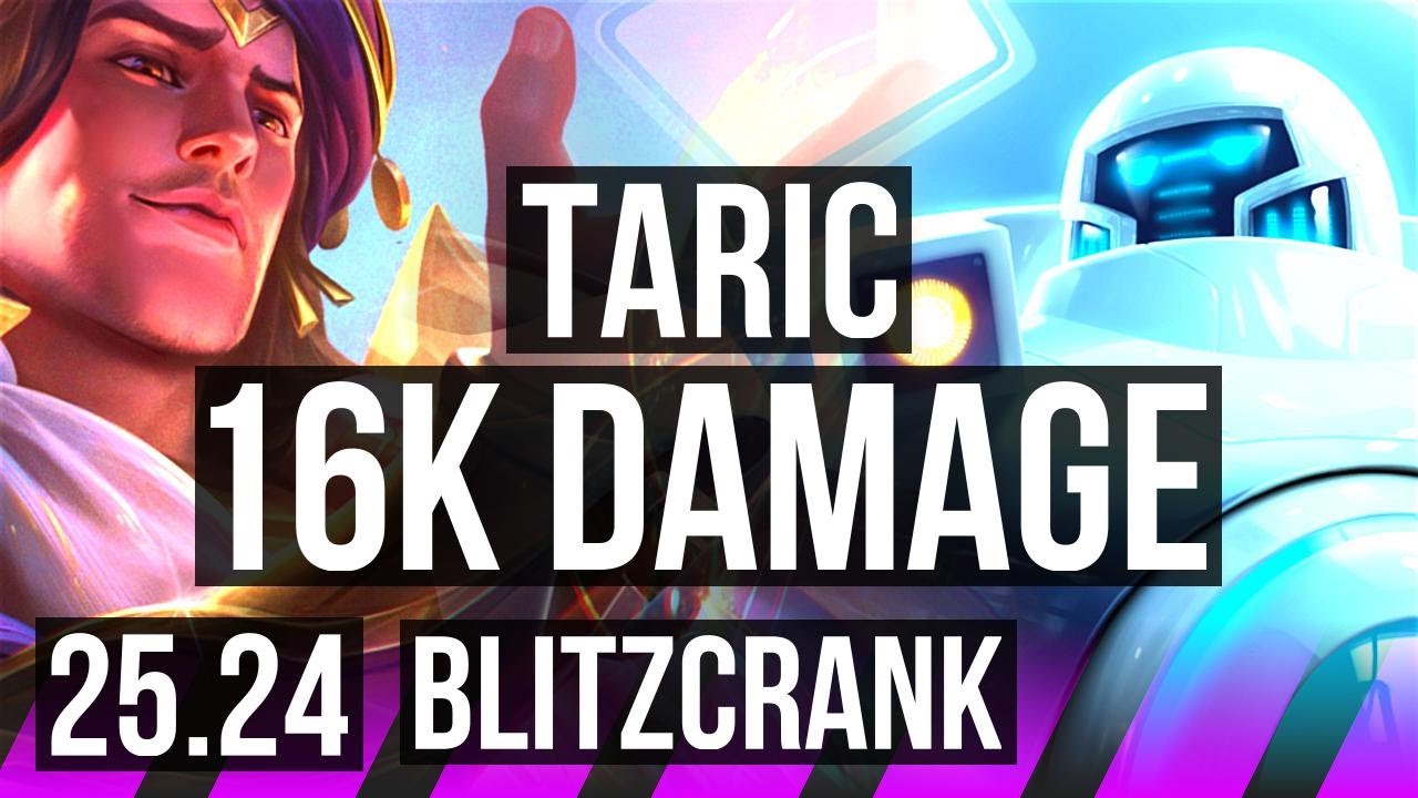 TARIC & Ezreal vs BLITZCRANK & Jhin (SUP) | 16K Dano | EUNE Mestre | 25.24