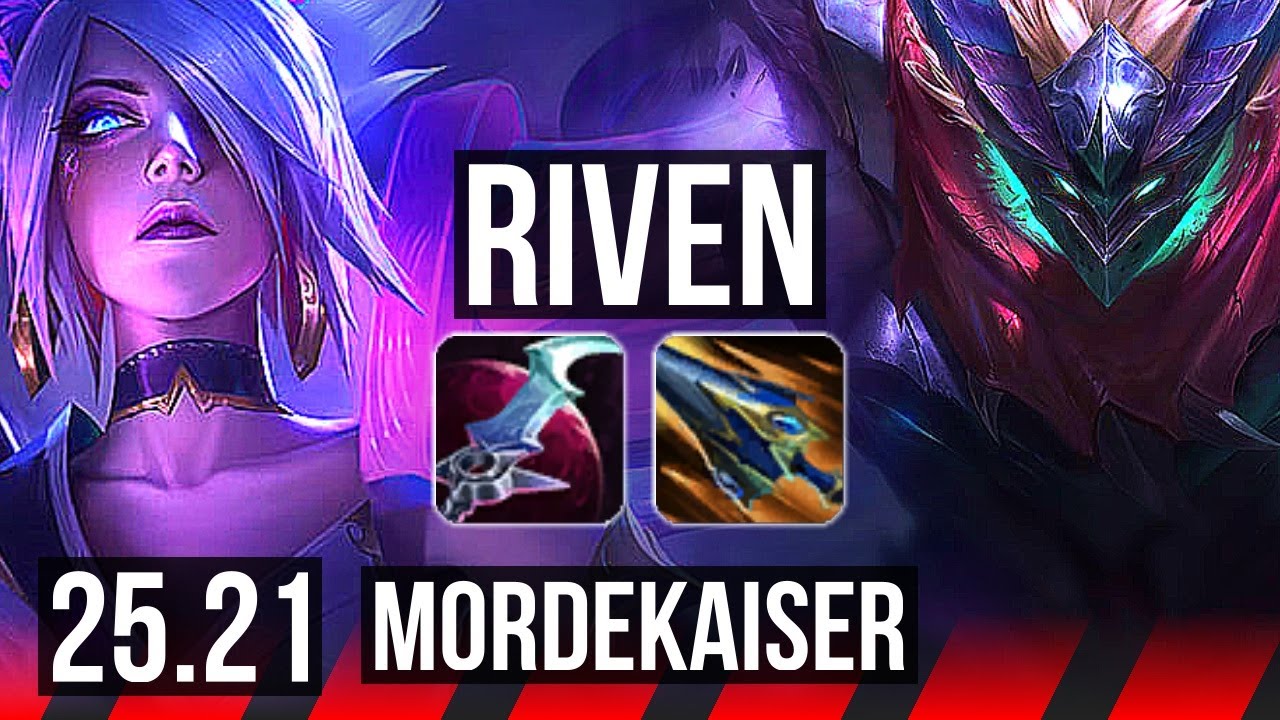 RIVEN vs MORDEKAISER (TOP) | EUW Mestre | 25.21